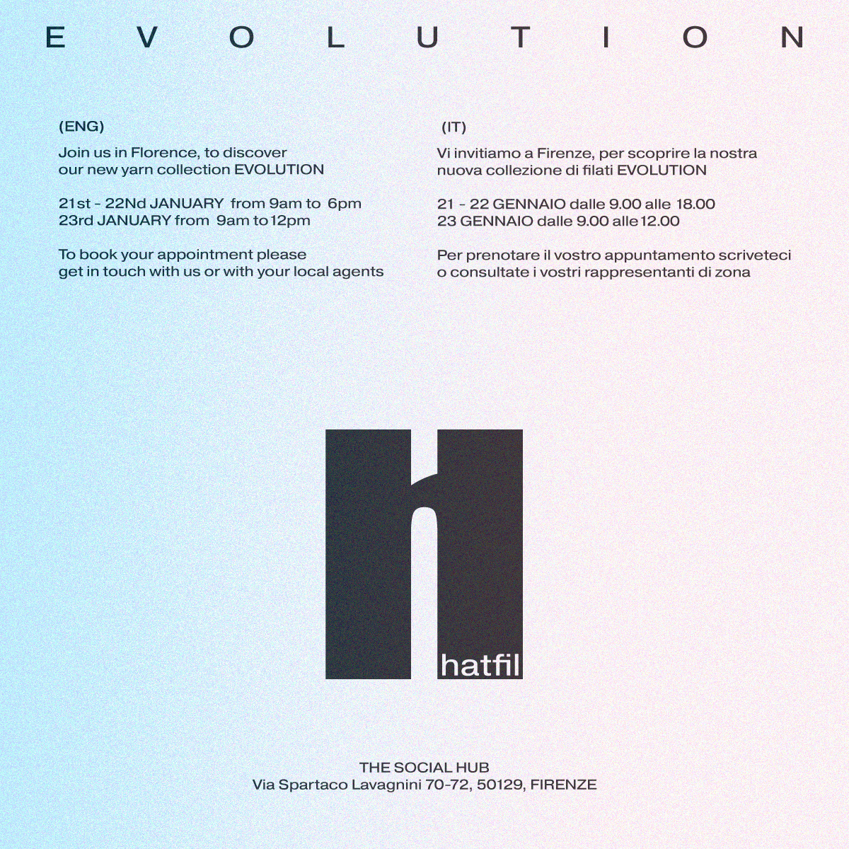 FUORI-PITTI 21-23 GENNAIO 2026